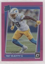 2021 Panini Donruss Optic Rated Rookie Pink Prizm Tre' McKitty #284 0w6
