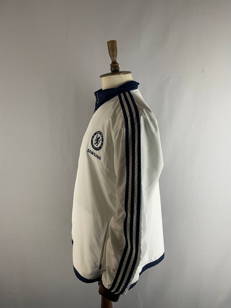 Adidas Mens Chelsea Football Soccer Training Track Jacket Size L