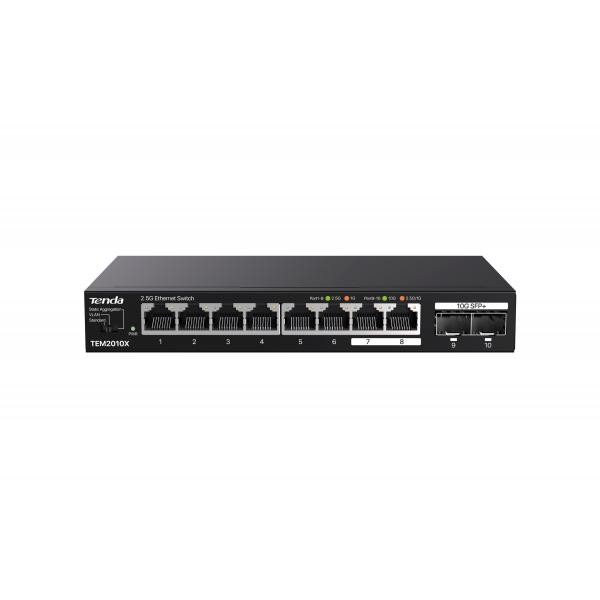 SWITCH TENDA TEM2010X 8P GE + 2 10G SFP - Immagine 4