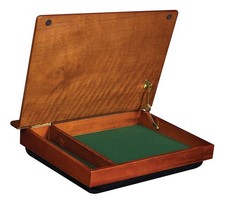 Lapgear Schoolhouse Lap Desk Basswood Java fits 17.3" laptops  internal storage