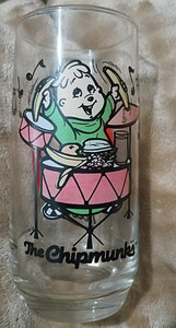 The Chipmunks Theodore Collectible Promo Drinking Glass Collectible Promo