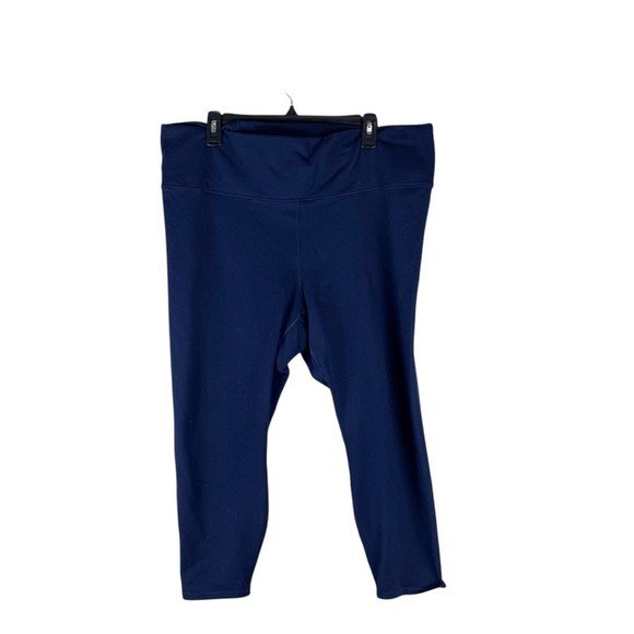 Fabletics Navy Powerhold Boost Leggings size 3X