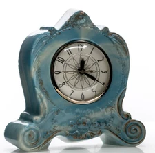 Vintage Lanshire Corded Electric Mantle Desk Clock Tested Works Great Swirl USED