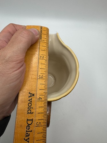 Mikasa "Whole Wheat" 4 3/8 Inch Stoneware Creamer Grannycore Cottagecore - Foto 3 di 8