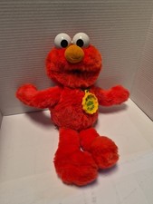 Sesame Street ABC Talking Elmo Plush Stuffed Toy 17" Kid Dimension 1994 vintage