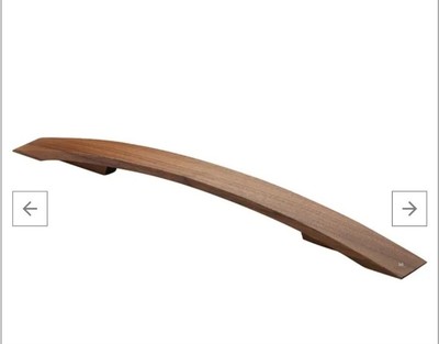 Mazoni Walnut Strap Pull 192mm, CRC MN6711-192-WNL