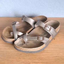 Birkenstock Mayari Women  s Size 6 / EU 37 Copper Metallic Toe Loop Sandals