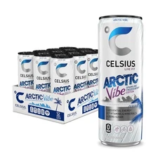 CELSIUS Arctic Vibe Sparkling Frozen Berry, Functional 12 Fl Oz (Pack of 12) 