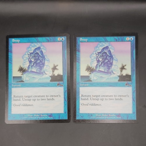 (2) Snap Urza's Legacy Regular