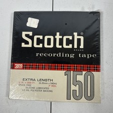 Vintage Scotch Brand Recording Tape 150 7" Reel 1800 Ft. Extra Length New Sealed