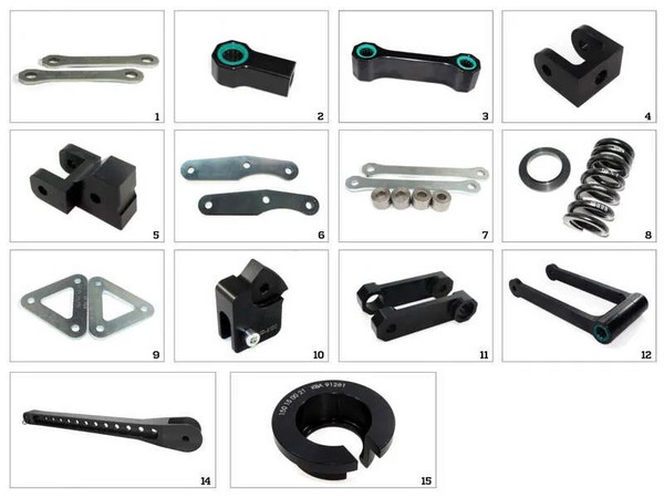 Tecnium Tieferlegungskit Typ 9 - FüR Triumph Speed Triple 1050 R ABS 2011-15-image