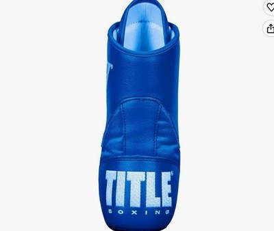 TITLE Boxing TBS1 BLUE Boxing Shoes NEW US 8/EUR 41 SHIPS FREE!
