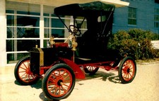 1906, Ford Model N, Runabout, Henry Austin Clark Jr., Antique Postcard