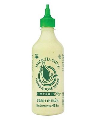 FLYING GOOSE Sriracha Mayoo Sauce Green Chili scharf Würzsauce Thailand 455ml