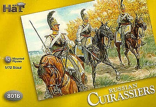 HaT 8016 1/72 Scale Russian Cuirassiers Model Figures NOS-image