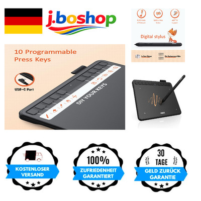 UGEE S640 Grafiktablett 8192 Druckempfindlichkeit 10