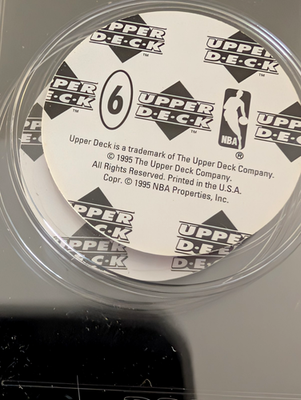 1995 Upper Deck Jordan Milk Caps - Michael Jordan #6 for sale