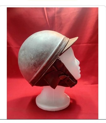 Clymer "Crash Helmet" Vintage motorcycle aluminum leather 1940s-1950s | eBay