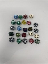 MTG d20 Spindown Dice Lot of 24 Various Sets and Colours
