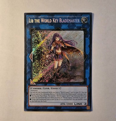 Lib the World Key Blademaster Secret Rare BLMM-EN159 Battles of Legend NM 
