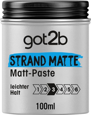 got2b Strand Matte Matt-Paste 100ml Styling für matte Surfer Looks Textur Halt