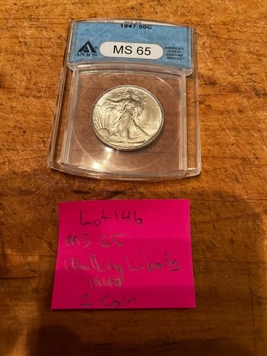 1947 Walking Liberty MS65 Lot#146 Uncirculated
