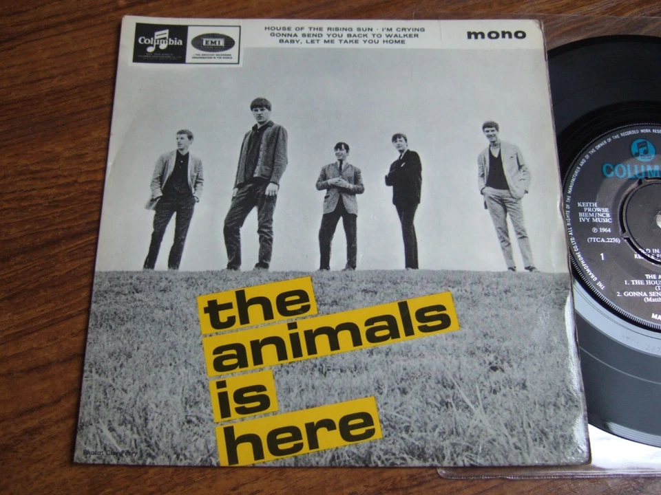 THE ANIMALS - THE ANIMALS IS HERE - 7" EP COLUMBIA SEG 8374 / 1964 EX / EX+ Foto 3 de 4
