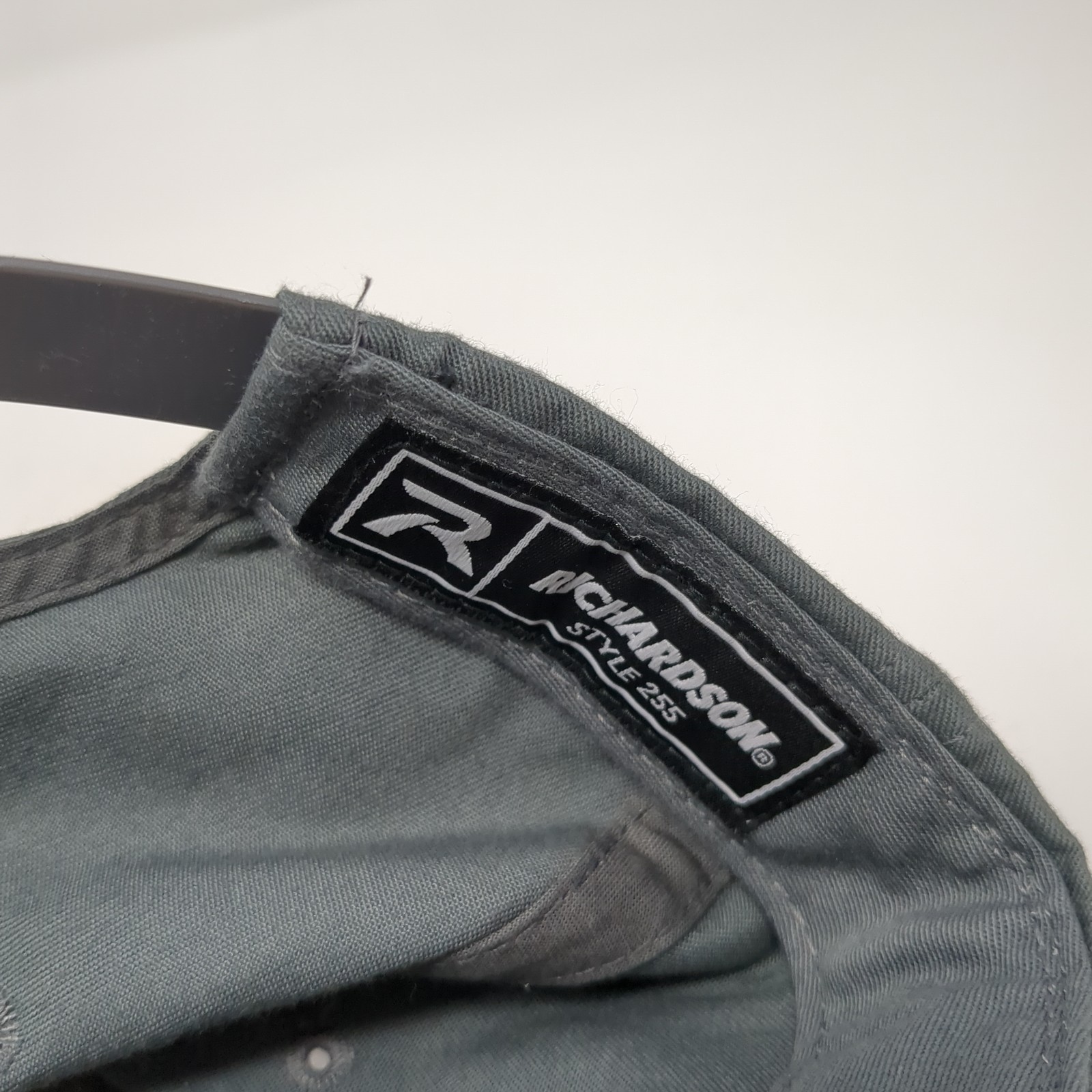 208 Patch Snapback Hat Gray One Size Adjustable V… - image 9