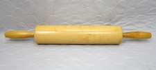 Vintage Thorpe Rolling Pin Co. Cheshire Conn. Wood Rolling Pin 18" w/ Bearings