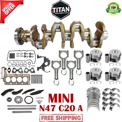 MINI CLUBMAN (R55) N47 C20 A 2.0D NITRATE CRANKSHAFT WITH REBUILD KIT BRAND NEW