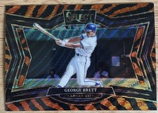 George Brett 2025 Select TIGER STRIPE Case Hit Diamond Level #292 Royals SP