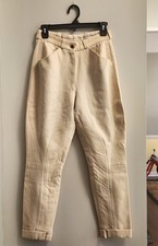 Authentic Vintage Hermes Wool Women Pants Horse Riding
