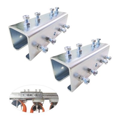 2 PCS U Shaped Strut Channel Connector Splice Bracket 15/8x15/8 Inch Join