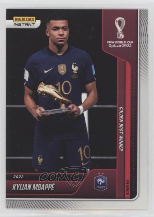 2022 Panini Instant FIFA World Cup Qatar /3081 Kylian Mbappe #133 8gd