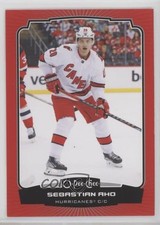 2022-23 O-Pee-Chee Red Border Sebastian Aho #14 2vh