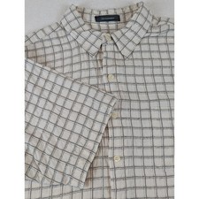 Lyle Scott Mens XL Plaid Short Sleeve Button ...