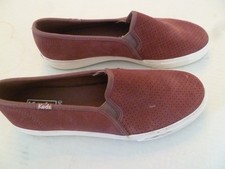 KEDS NEW 8 Ortholite Womans WH 59247 slip on rose maroon color