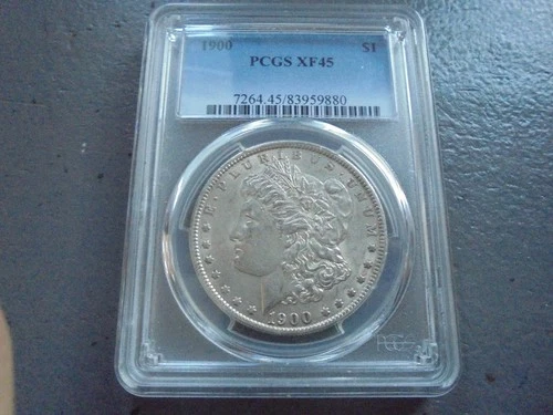1900 Morgan PCGS XF45 looks more like AU
