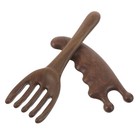 2 Pcs Sandelholz-Massage Kamm Massagekamm Für Die Kopfhaut Haarmassagegerät