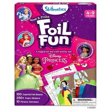 Disney Princess Foil Fun Craft Kit   DIY Mess-Free Art for Ages 4-9