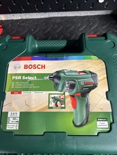 Bosch PSR Select 3.6volt Cordless Screwdriver in Case used in good working order