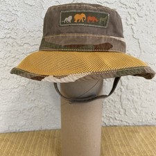 Gymboree Outback Explorer Bucket Hat with Touch-Close Chin Strap Size 0-12 Mo