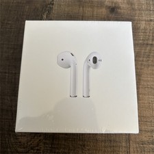 Apple AirPods White In-Ear Bluetooth Earbuds Built-In Mic Wireless Charging Case
