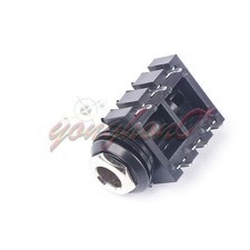 2pcs new 1/4" 6.35mm short legs stereo PCB PANEL MOUNT HEADPHONE JACK #zc