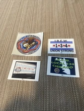 IBEW Local 134 4 Sticker Lot