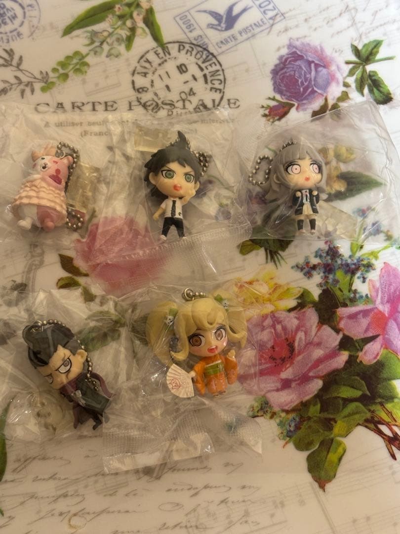Danganronpa figure key chain mascot set of 5 charm Yuugaya Japan m703