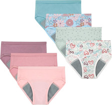 Toddler Girls' Potty Trainer Brief, Moisture-Wicking Panty, Odor Protection Pott
