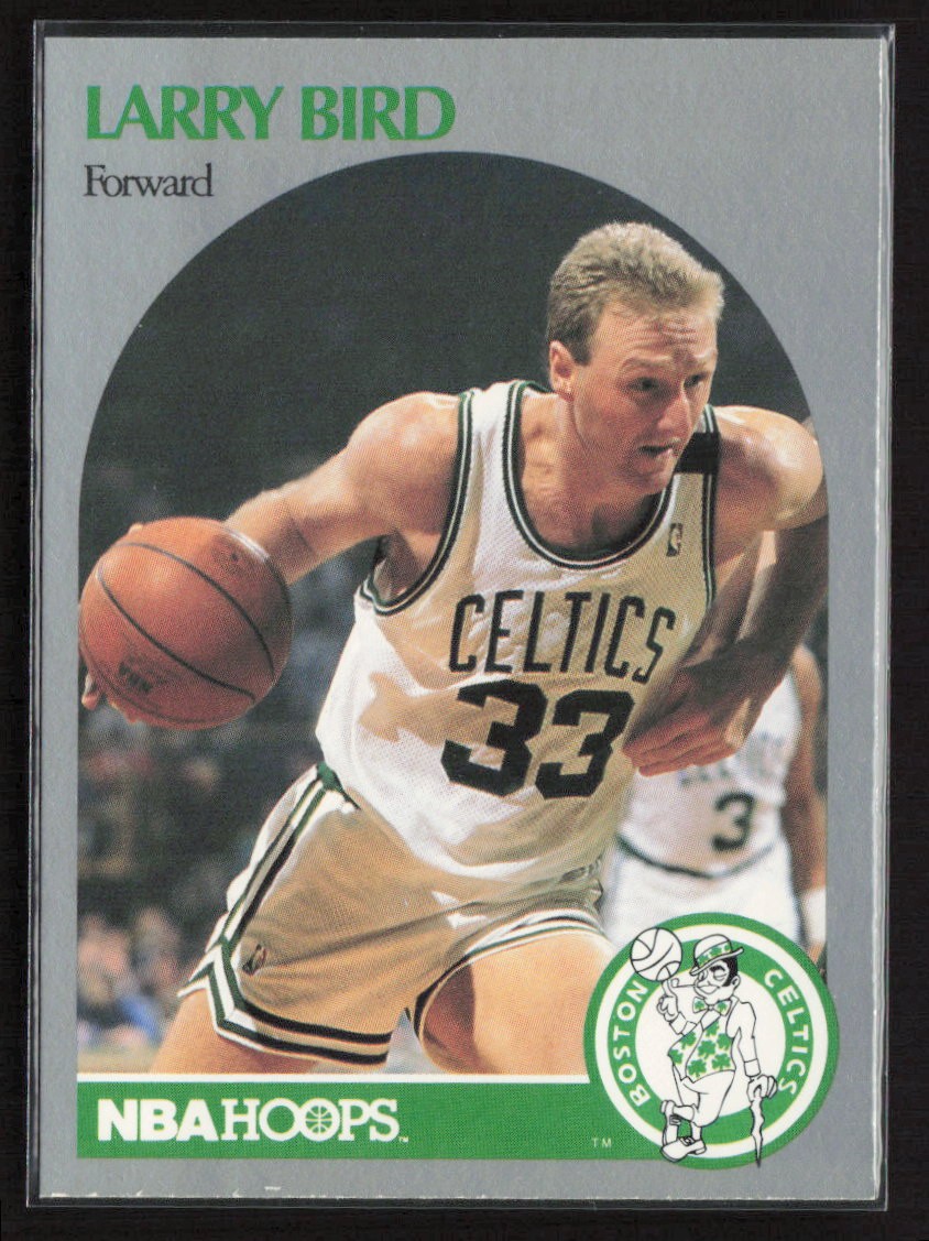 Larry Bird 1990 Hoops Team Night Boston Celtics #NNO Boston Celtics