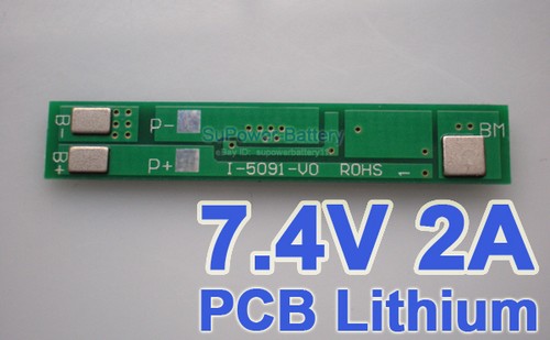 2S Li-ion Lithium 18650 Battery Input Ouput Protection Board PCB 7.2V 7.4V 2A