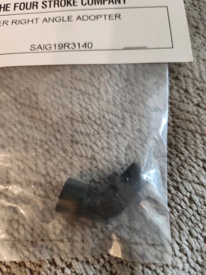 Adaptador colector ángulo recto silenciador Saito Cb cuatro tiempos Saig19r3140 Foto 2 de 2